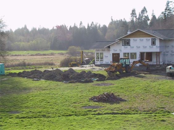 the leach field