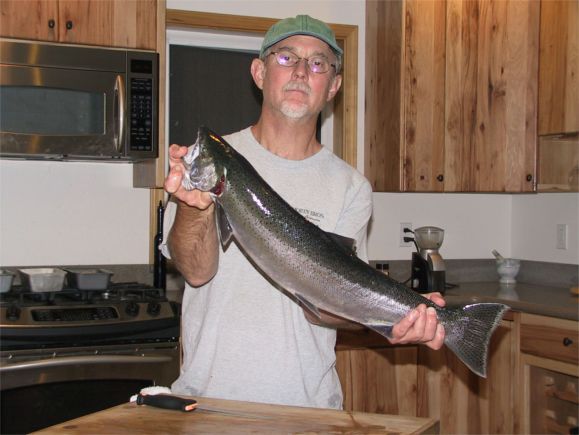 Hatchery Steelhead for dinner.