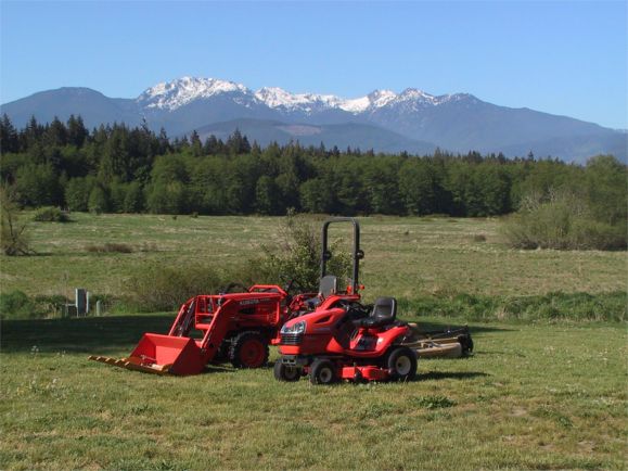 His and Hers tractors