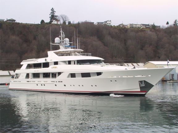 New yacht custom built for an unnamed client.